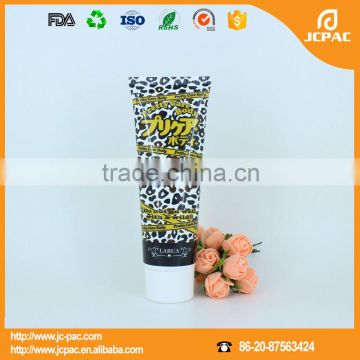 Packaging tubes used for body care with screw on cap