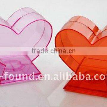 Plastic Heart Shaped Coin Banks