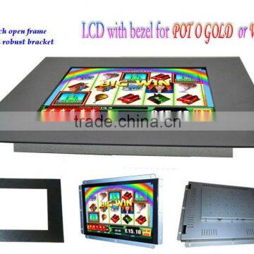 2015 Hot Sale Infrared Gaming Open Frame Touch Screen Monitor With VGA/DVI Signal Input for POG/WMS photo-4