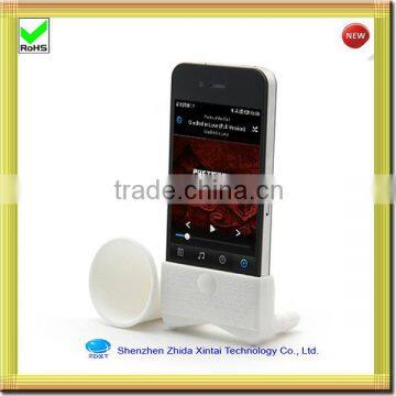 wholesale silicone portable wireless newest hot sell silicone speaker/horn/amplifier f