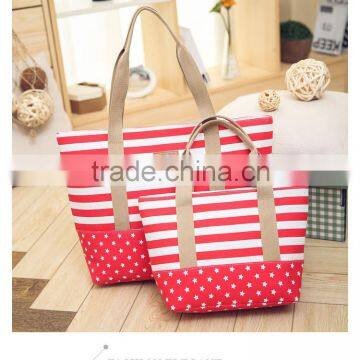 2016 canvas beach bags tote bag rope handle