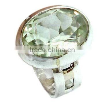 Silver Genuine Gemstone Rings