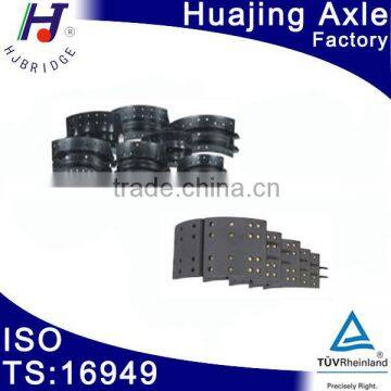 BPW type brake shoes for axle