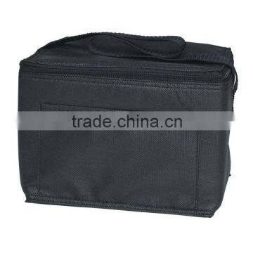 Non-Woven Insulated Six Pack Kooler Bag-Black