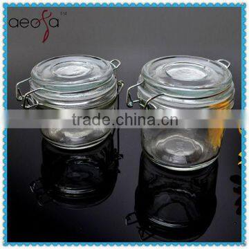 Hot Sale Glass Wholesale Apothecary Kitchen Cruet Jars With Clip