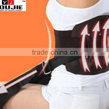 Youjie industrial leather magentic men's lumbar back support