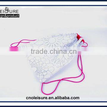 DIY Bags Can Disign by Costomer Sports Bag Drawstring Bags Backpack for Girls photo-6