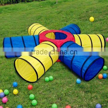 6-WAY TUNNEL OF DOG PET AGILITY TRAINING TUNNEL CHUTE