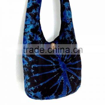 2016 wholesale best quality hippie cross body shoulder bags tie and die hippie shoulder bag