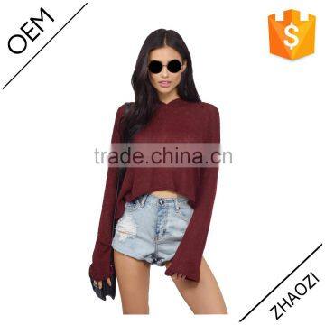 2016 fall and winter women cheap high quality long sleeve blank hoodies with no labels