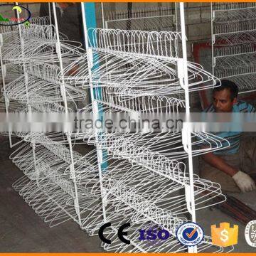 powder coating line for cloth hangers