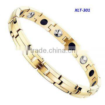 XLT-301 HOTTEST 22K Gold Bracelet in Pure Titanium