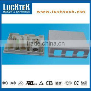 surface mount TV RJ45 RJ11 socket