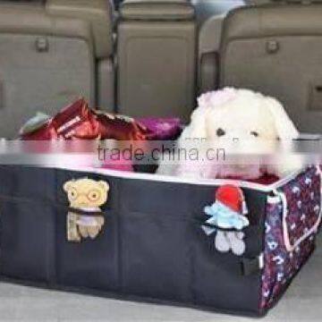 Durable Car Organizer with printing flowers