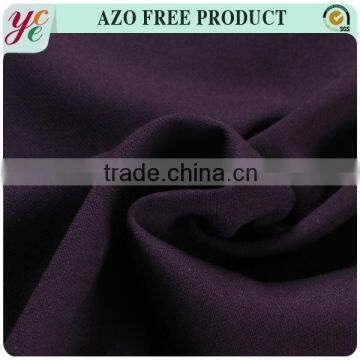 Wholesale China Supplier Purple T/r Dyed Plain Braided Woven Fabric photo-2