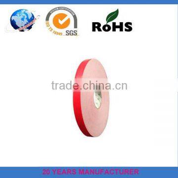 1.0mm Double-sided PE Foam Tape with Red Liner