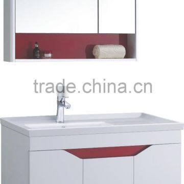 Modern wall hung bathroom vanity cabinet
