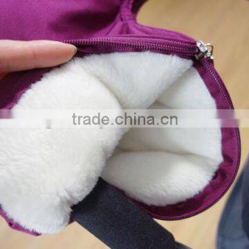 Kids Baby Pram Stroller Accessory Plush Hand Muff Waterproof Gloves Warmer Winter Gift photo-3