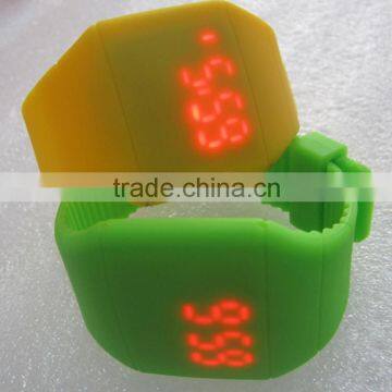 2016 Unisex Soft Silicone Touch Screen Led Watch Colors Silicone Rubber Band Watch photo-3