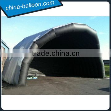 Customized Giant Inflatable Stage Cover Black Large Inflatable Event Tent