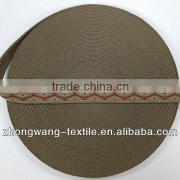 12mm diamond check polylester webbing for bags