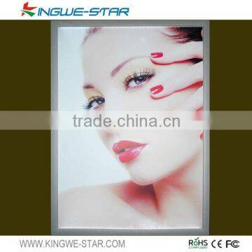 ultra thin cutomize picture frame led light box for advertising