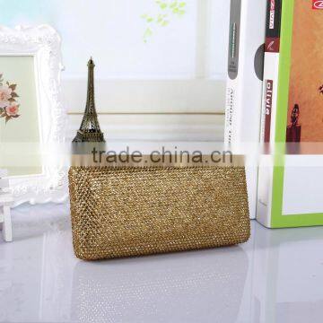 Promotional casual crystal evening bag tote bag woman handicraft bag making