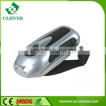 ABS material hand charge torch light 3 LED rechargeable torch