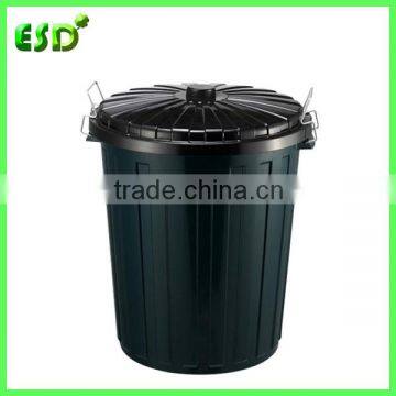 73L Outdoor Plastic Waste Bin With Lid,Kitchen Waste Bin