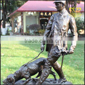 Custom Large Animal Sculpture Bronze Horse European Bronze Warrior Knight Bronze Horse Sculpture photo-5