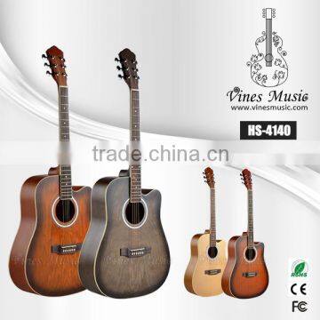 41inch spruce ,sapele, willow acoustic guitar with tensor matt finish