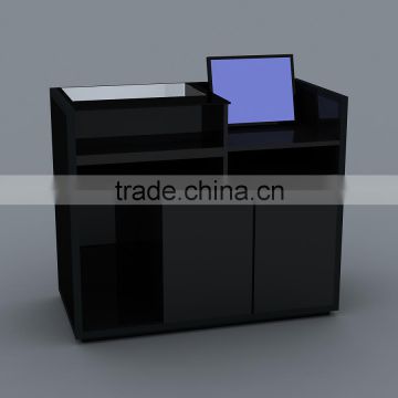 MDF wood counter for shop/ restaurant counter desk/ stand for inquiry