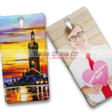 High quality 3D Sublimation Blank Matte Customized printing phone case for Sony C5