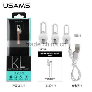USAMS Bluetooth Earphone Mini Wireless Earphones With Microphone Stereo Earphone For Iphone Samsung HTC photo-6
