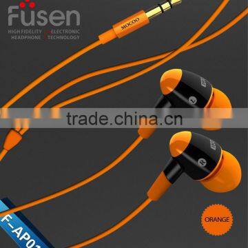 2014 AP01 new stylish smart phone plastic earphone /headphone