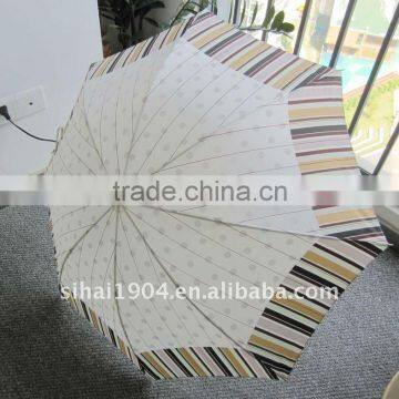 2014 Super-fashion Auto Open 3 Folding Parasol Umbrella