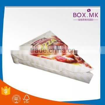 Hot Sale Customized High Quality White Triangle Box Pizza