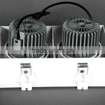 Square Grille LED Downlight 20W