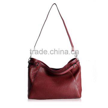 Top Grain Calf Leather Stylish Brand Handbags Ladies Tote Bags in China photo-2
