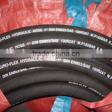 marine rubber oil hose /hydraulic hose SAE R15 with fittings