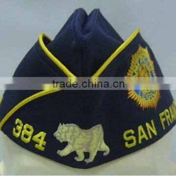 High quality cuctom military navy cap