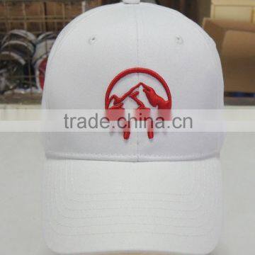 2015 Custom High Quality 3d embroidery hook and loop closure Baseball caps