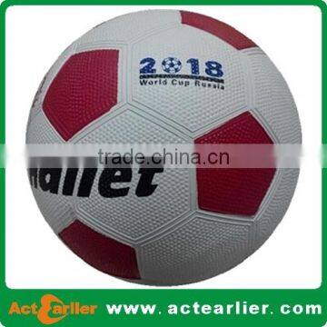 Cheap Size 4 Promotional Natural Rubber Soccer Ball photo-2