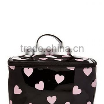 Travel waterproof PVC zipper makeup cosmetic bag