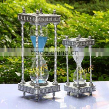 European hourglass sand timer sand clock