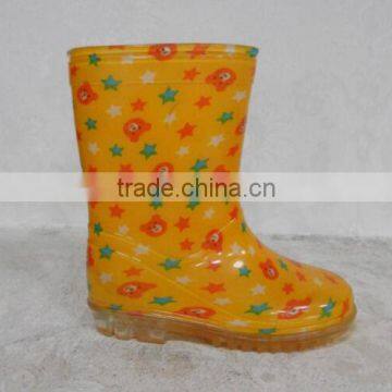 (CH-2972) PVC kids rain boots safety boots children