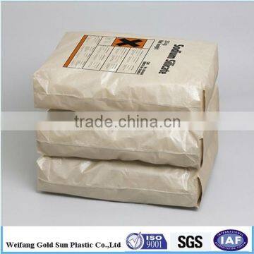 Recycle 25kg 50kg Cement Bag Price/polypropylene Bags Of Cement With Kraft Paper