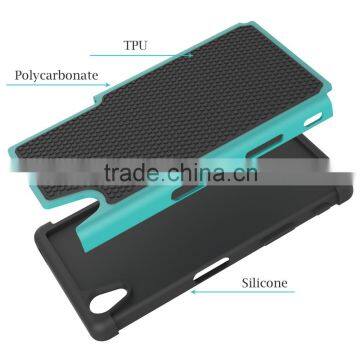 2015 New Products TPU+PC Football Pattern Case for Sony Xperia z5 Case Factory Price photo-6