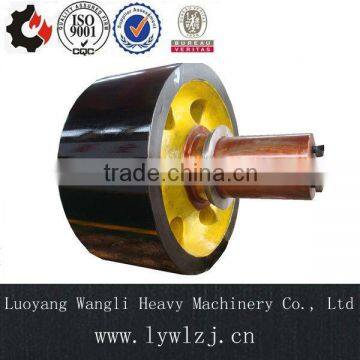 Cast Steel Support Wheel with Forge Shaft