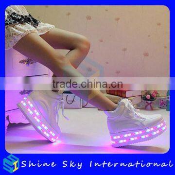Hot Selling New Design Women High Heel Shoes Led Light Shoes